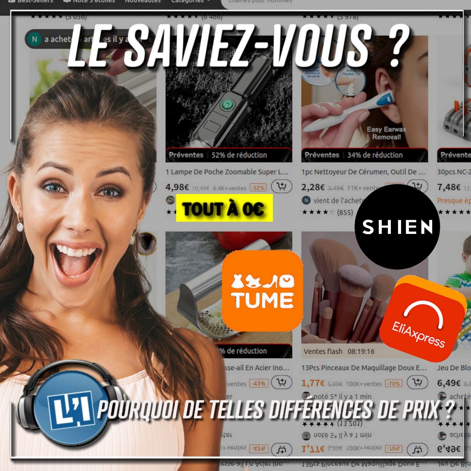 AMAZON, TEMU, SHEIN, QUE VEULENT DIRE DE TELLES DIFFÉRENCES DE PRIX ? episode artwork